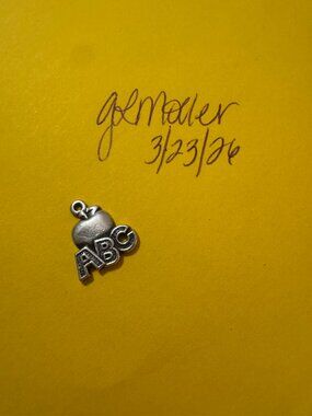 James Avery Apple ABC Charm